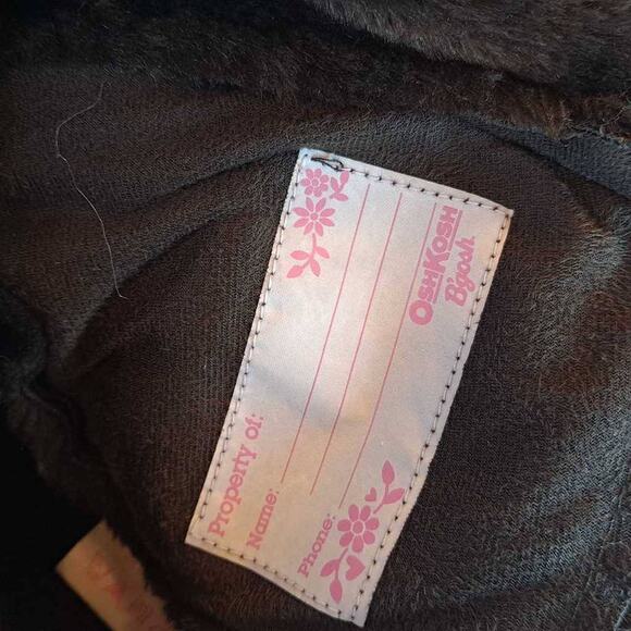 OshKosh B'gosh Girls Basic Coat Brown Leopard Hooded Mid-Length Long Sleeve 4 - Picture 9 of 10